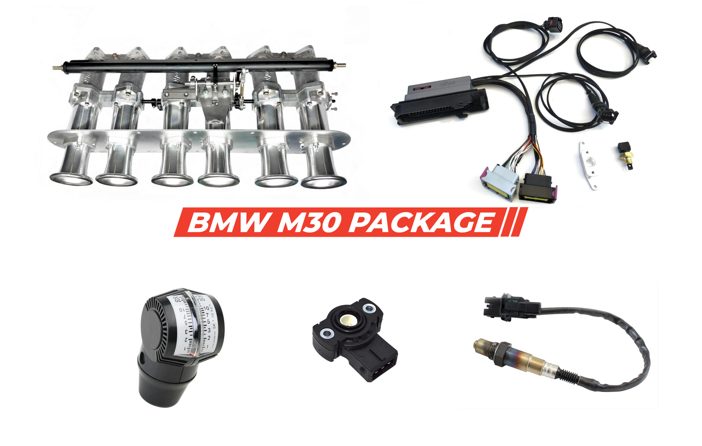 BMW M30 - ADAPTER ITB CONVERSION PACKAGE [FOR BMW E24, E32, E34]