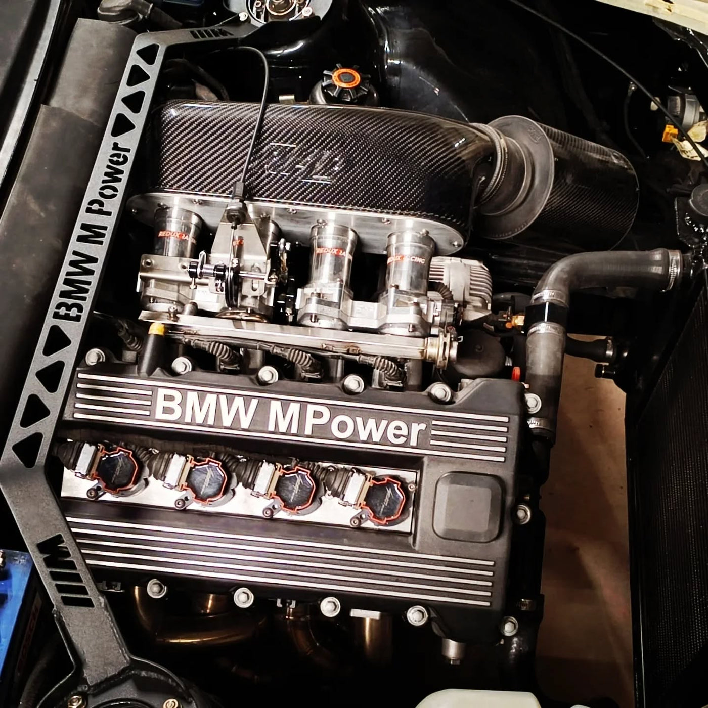 BMW M42 / M44 - Individual Throttle Body Kit (ITB) Intake with CARBON PLENUM [For BMW E30, E36, Z3]
