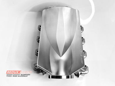 GM LS3, L76, LS9 - Billet Intake Manifold "Scorpion"- Rectangular Port LS Manifold Kit