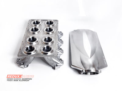 GM LS3, L76, LS9 - Billet Intake Manifold "Scorpion"- Rectangular Port LS Manifold Kit