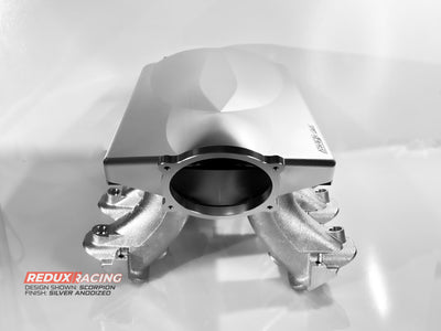 GM LS3, L76, LS9 - Billet Intake Manifold "Scorpion"- Rectangular Port LS Manifold Kit