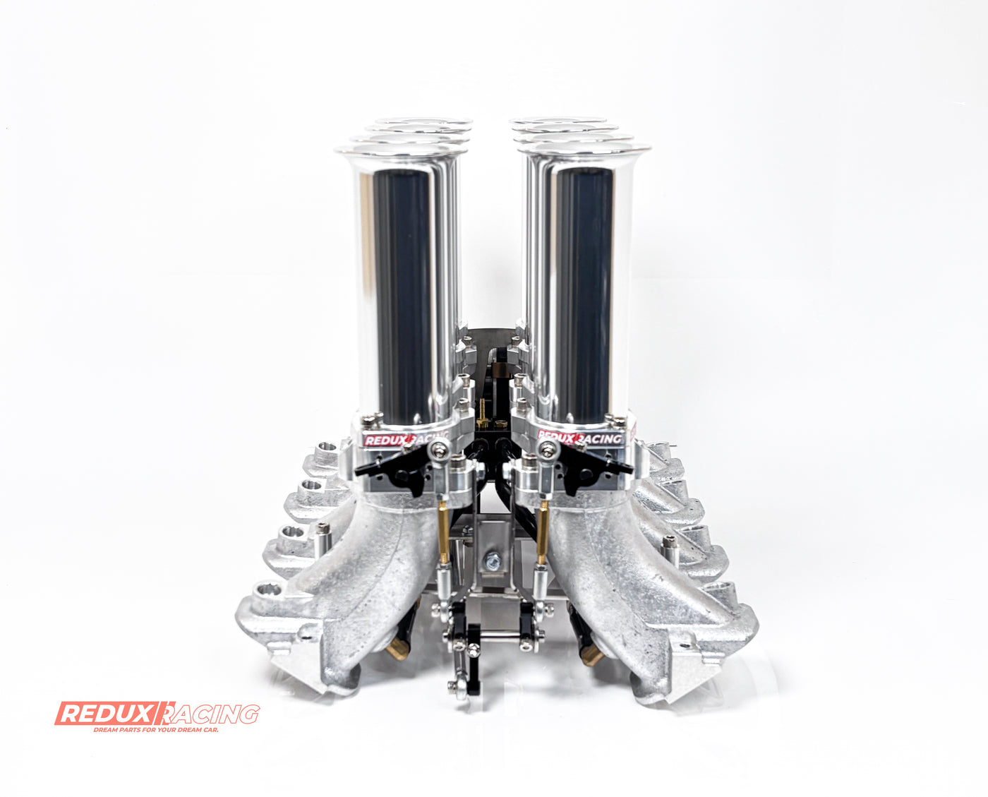 GM LS1, LS2, LS6 - Individual Throttle Body Kit (ITB) Intake - Cathedral Port LS Manifold