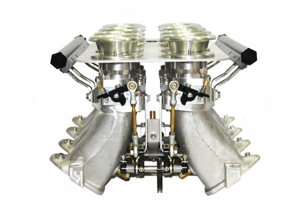 GM LS3, L76, L77, L98 Intake- Individual Throttle Body (ITB) Kit with CARBON PLENUM